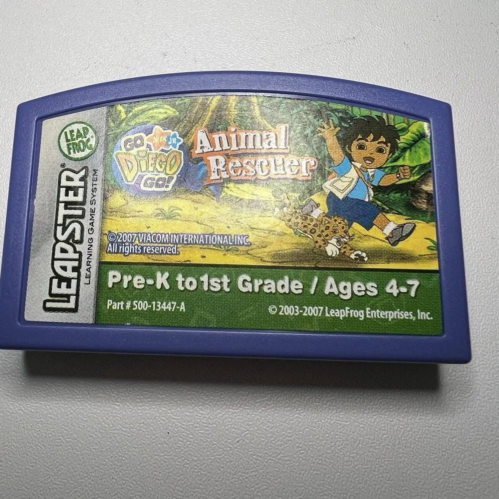 Set Of 2-Leap Frog‎ LEAPSTER Game Cartridges Toy Story 3 & Go Diego Go